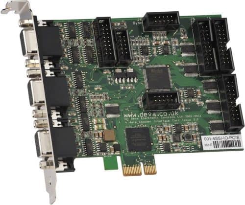 001-4SSI-IO-PCIE 4 Axis PCI Express Absolute SSI Encoder Interface